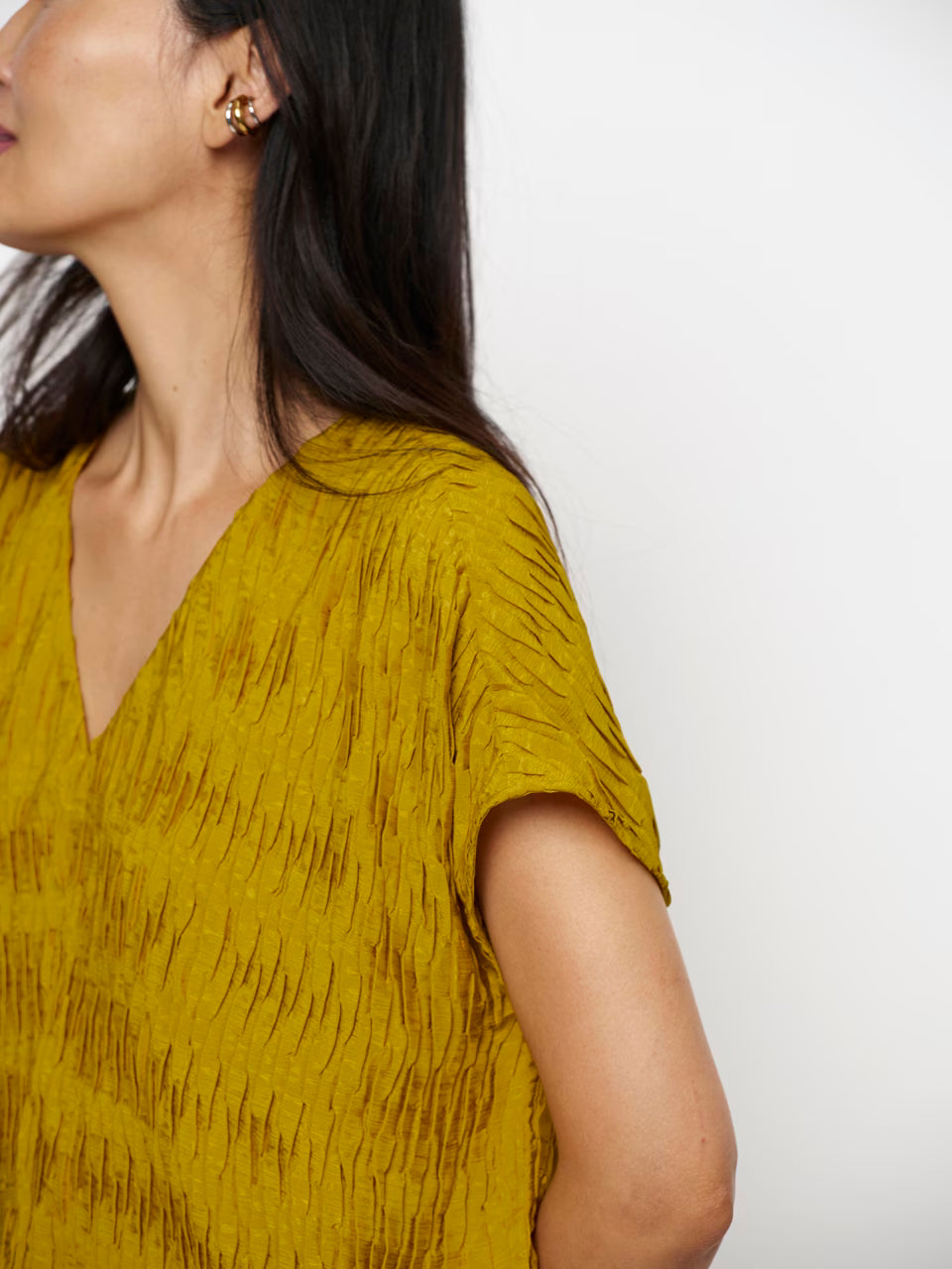 Dante6 Vikli pleated v-neck top