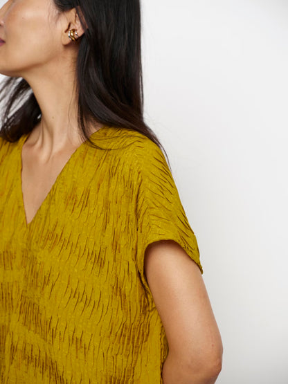 Dante6 Vikli pleated v-neck top