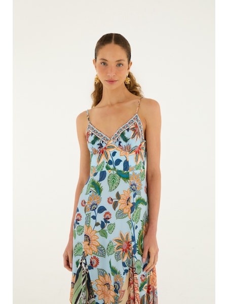Farm Rio Floral delhi maxi jurk