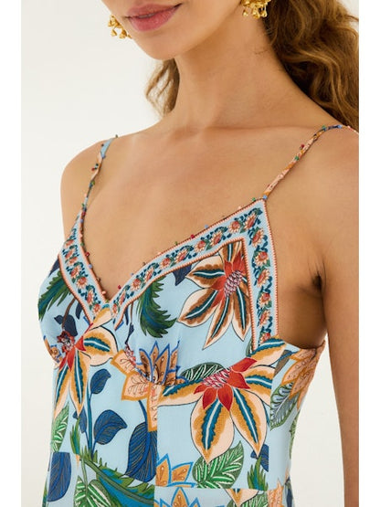 Farm Rio Floral delhi maxi jurk