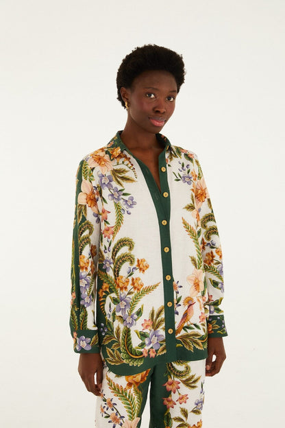 Farm Rio Sand Nature shirt