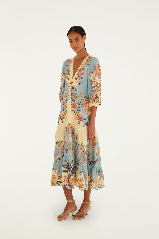 Farm Rio Boho Beauty Butter jurk