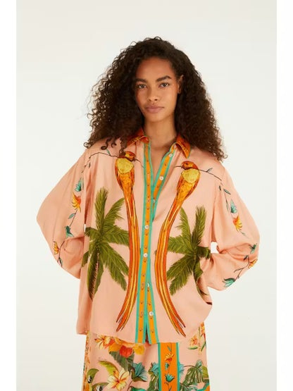 Farm Rio Birds blouse