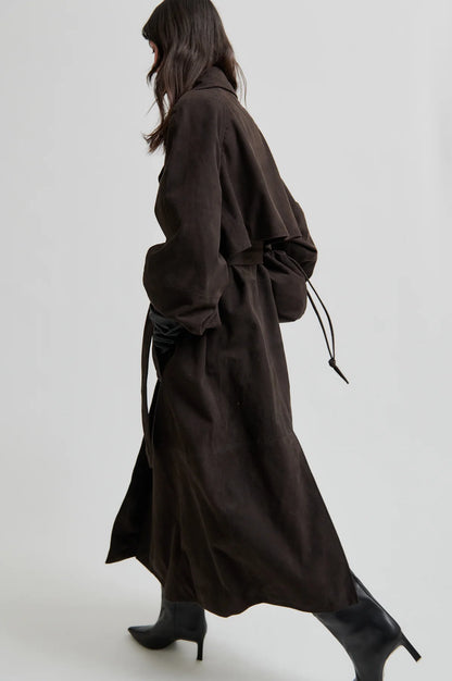 Second Female Noomi Suede trenchcoat