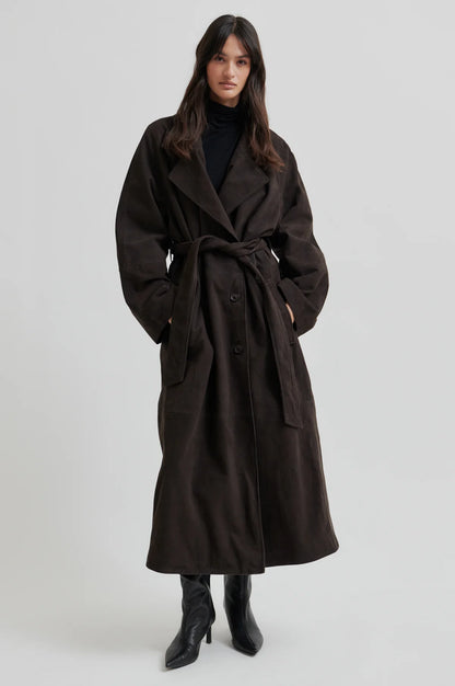 Second Female Noomi Suede trenchcoat