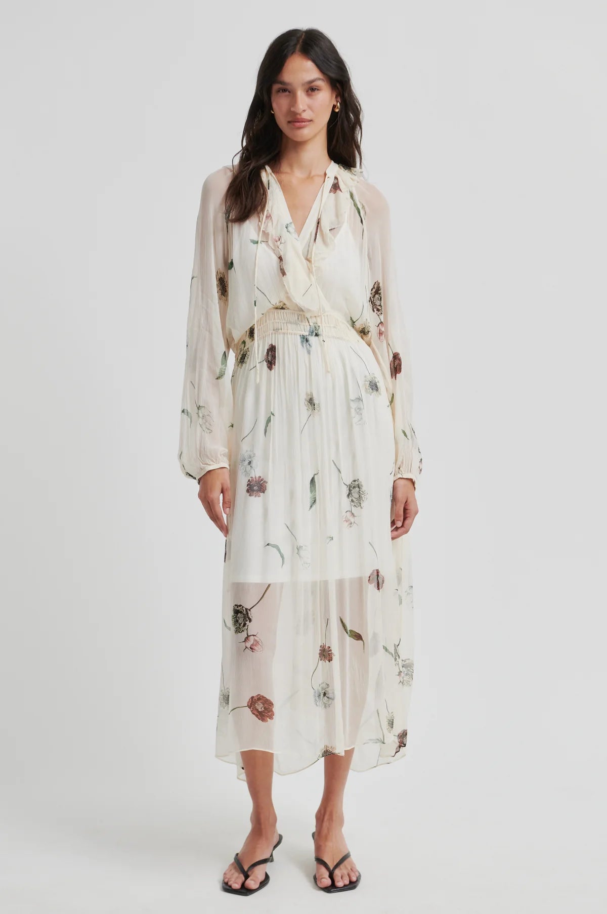 Second Female Florala maxi jurk