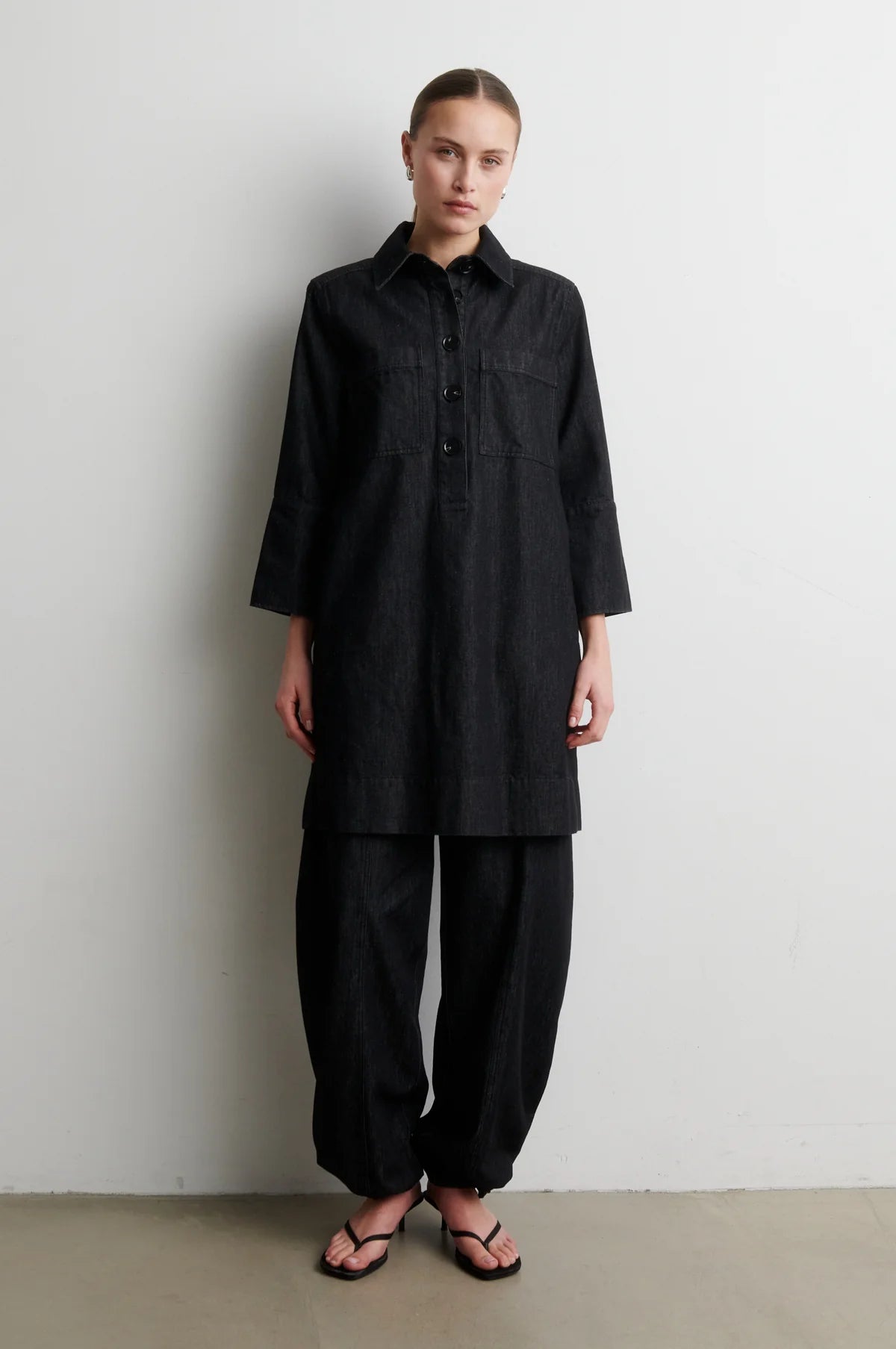 Second Female Dera Denim Tunic jurk