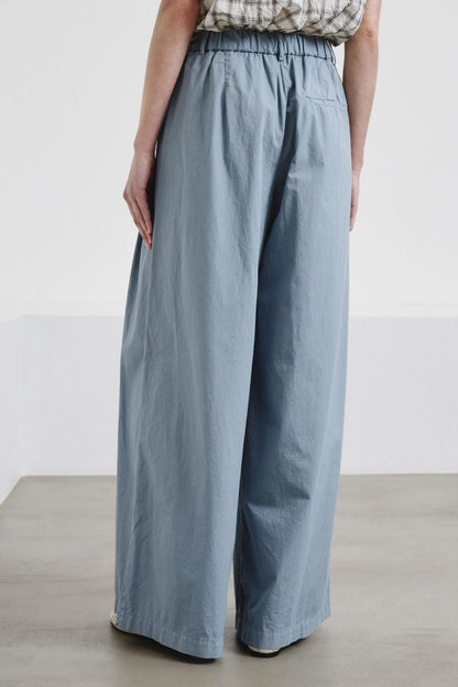 Pomandere pantalon met dubbele bandplooi