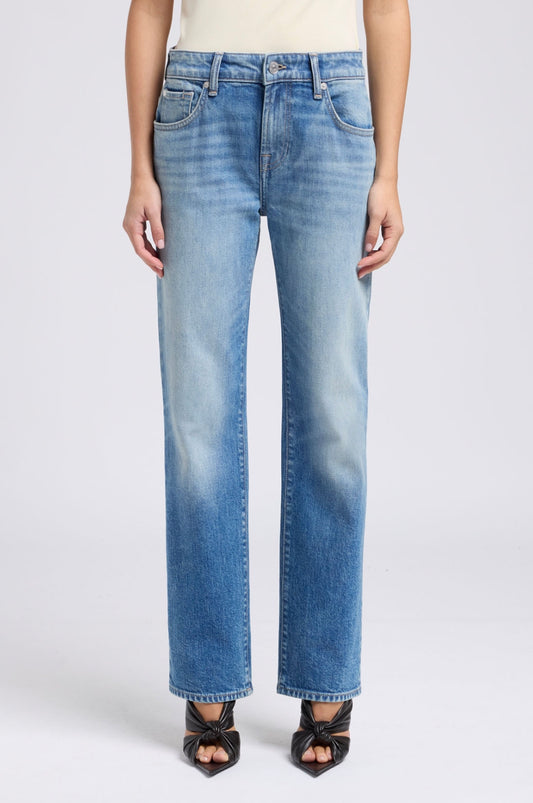 7 For All Mankind Calie straight blue haze jeans