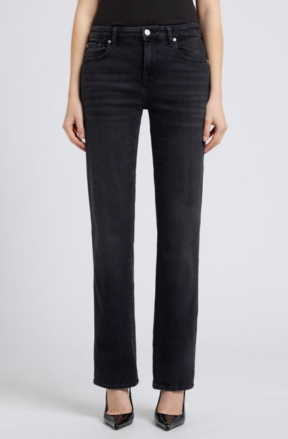 7 For All Mankind Calie straight bottomline jeans