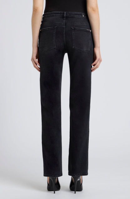 7 For All Mankind Calie straight bottomline jeans
