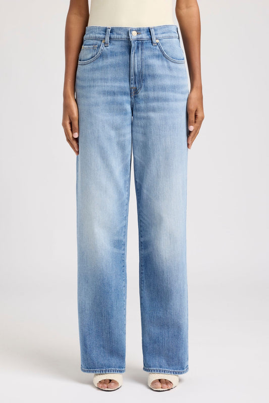 7 For All Mankind Stovepipe straight chill wave jeans