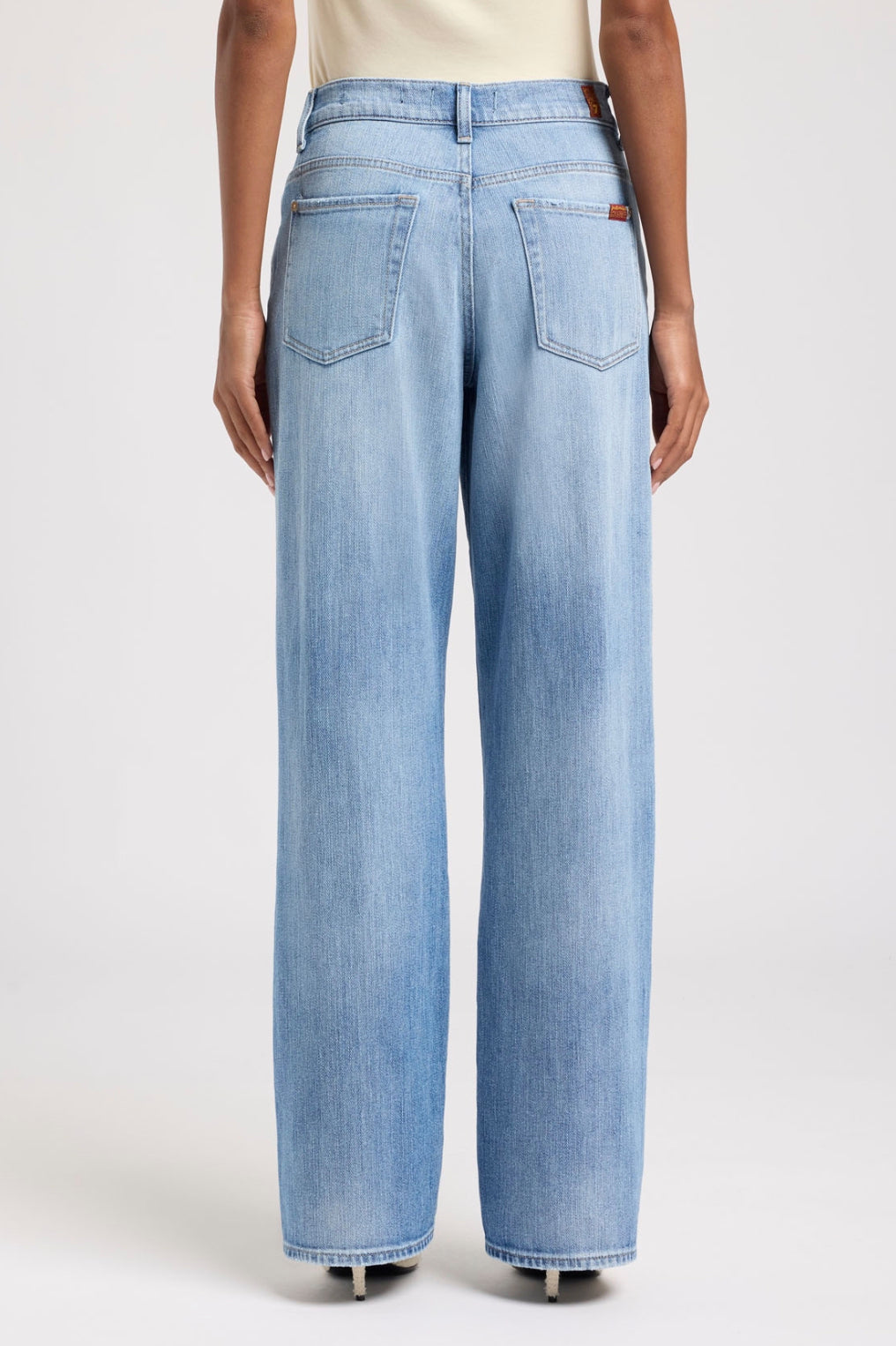 7 For All Mankind Stovepipe straight chill wave jeans