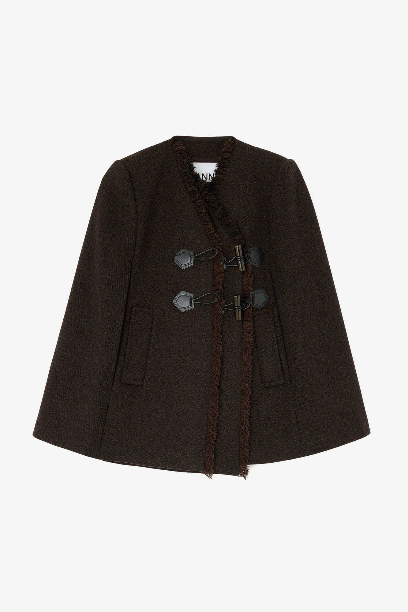Ganni Peacoat cape