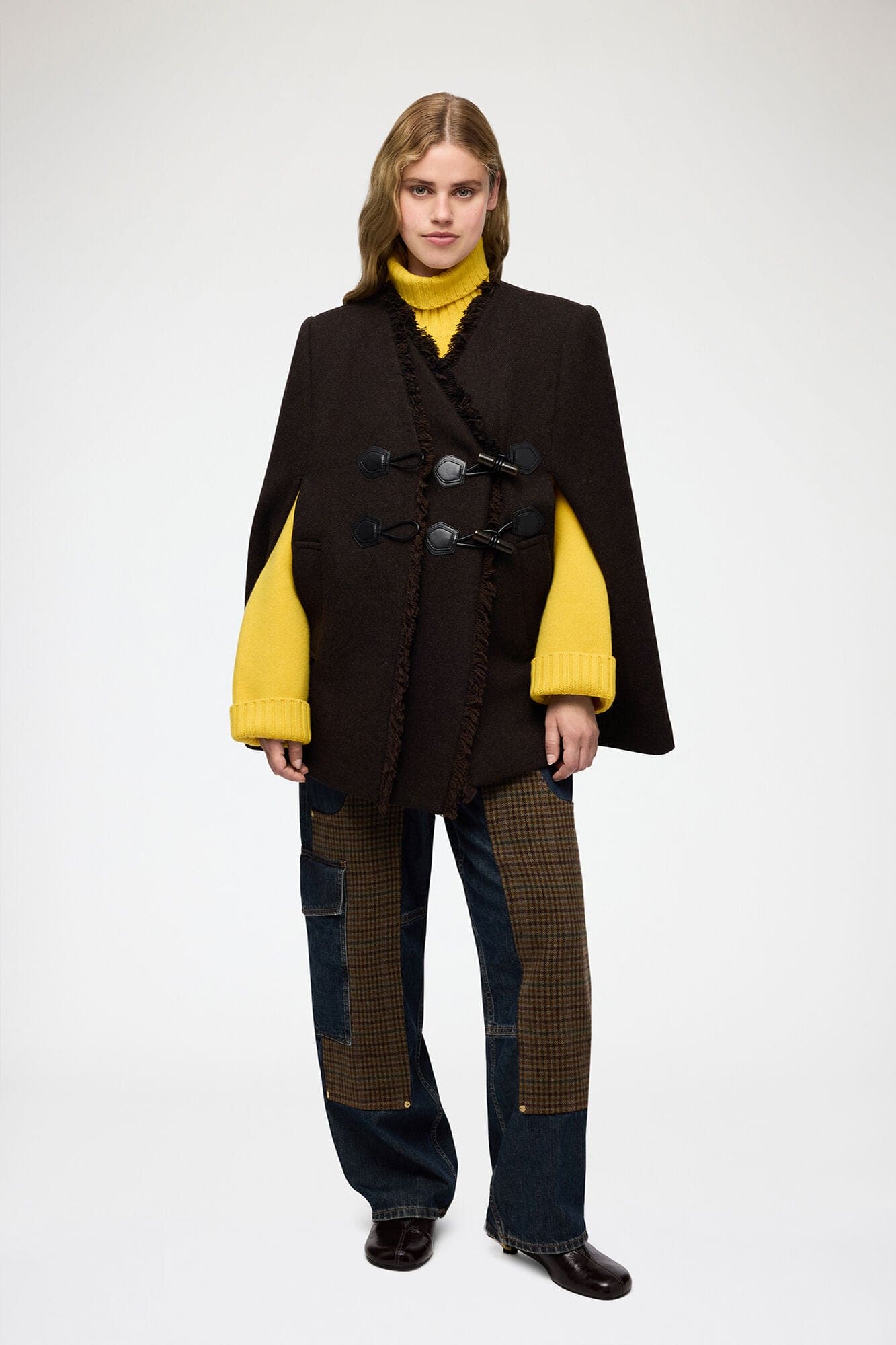 Ganni Peacoat cape