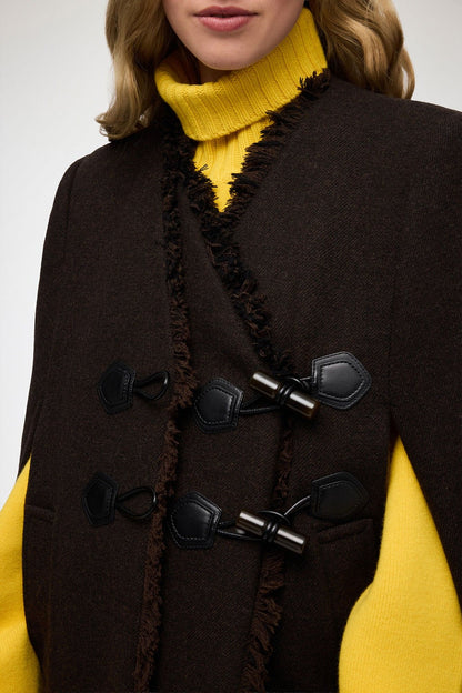 Ganni Peacoat cape