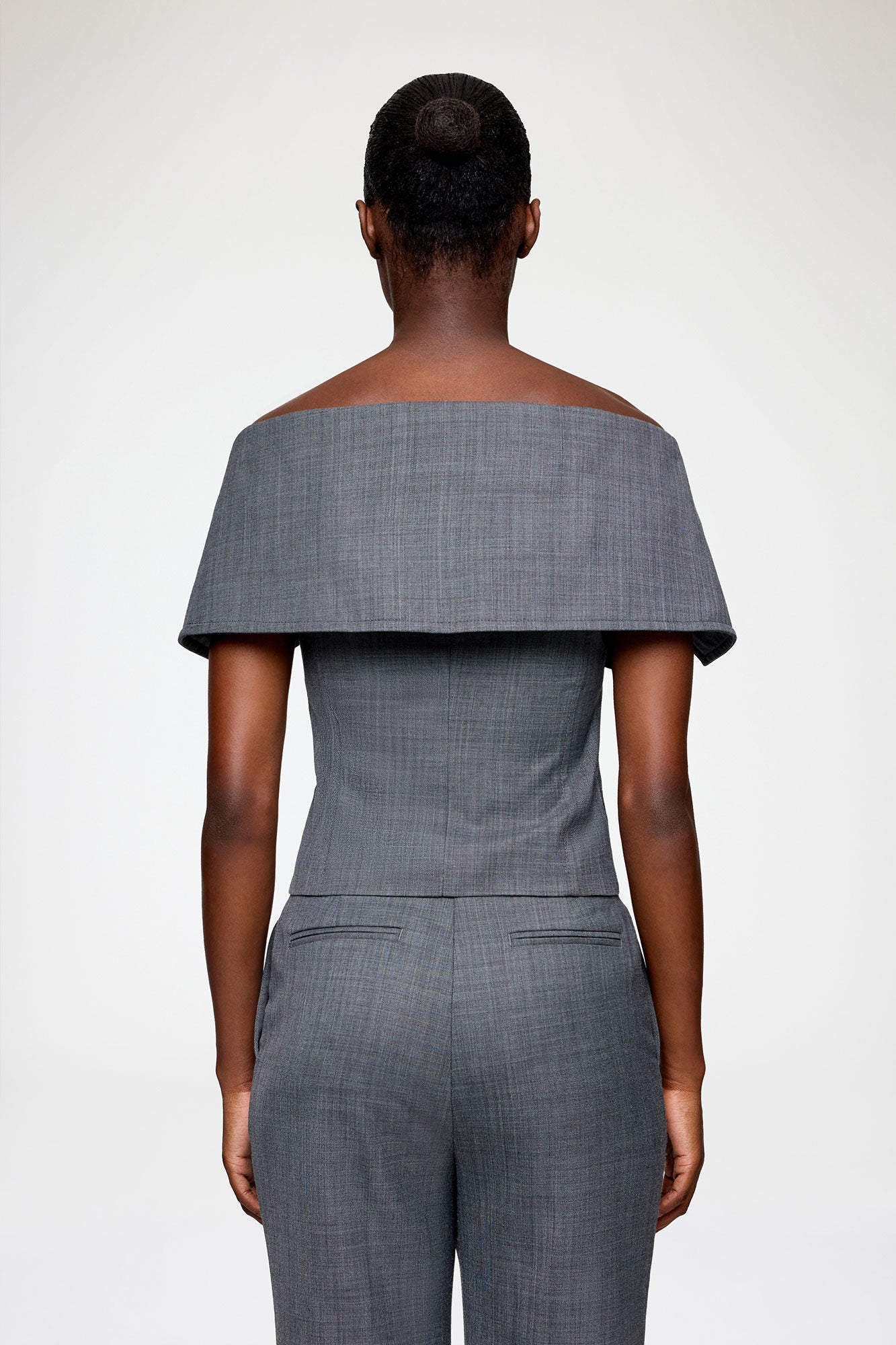 Ganni Wool melange gilet