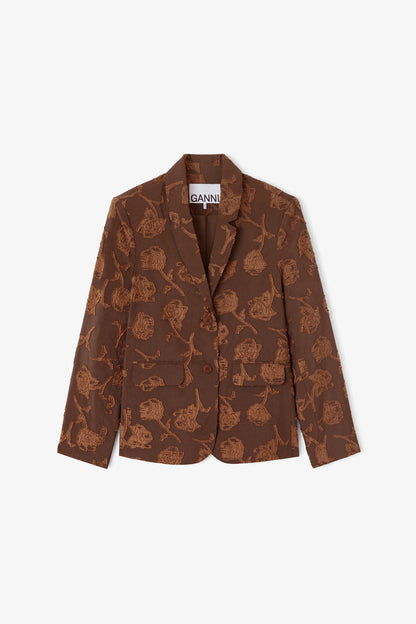 Ganni Fil Coupe blazer