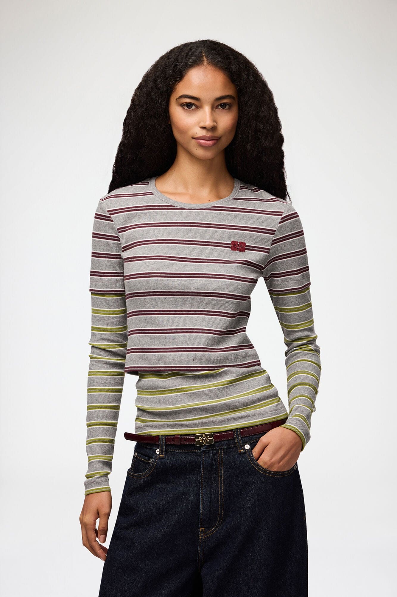 Ganni Longsleeve Rib top
