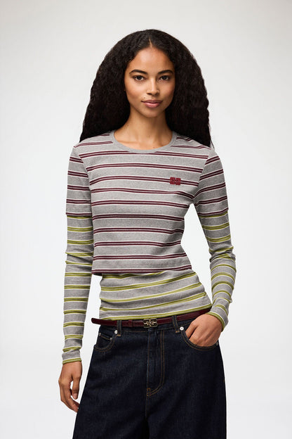 Ganni Longsleeve Rib top