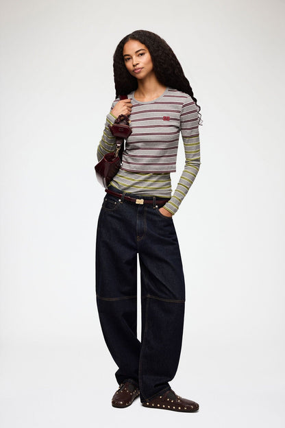 Ganni Longsleeve Rib top