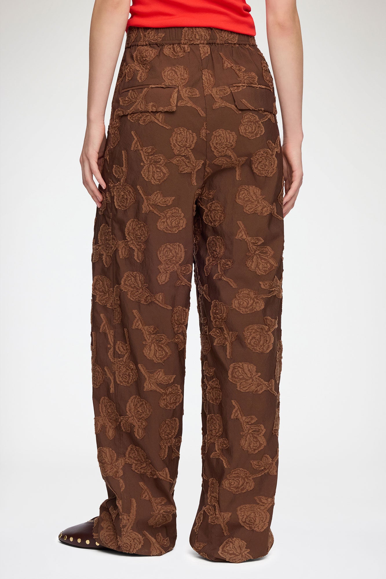 Ganni Fil Coupe broek