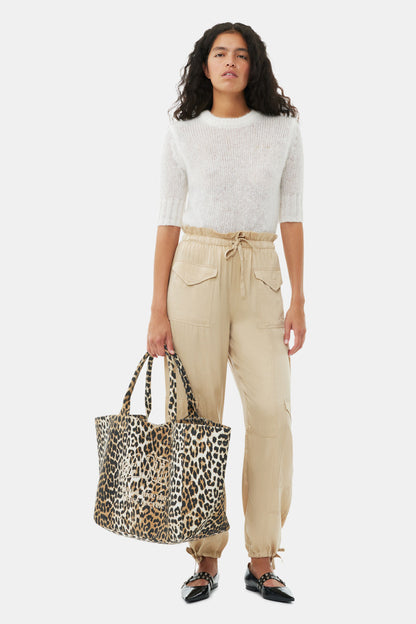 Ganni Shopper Leopard