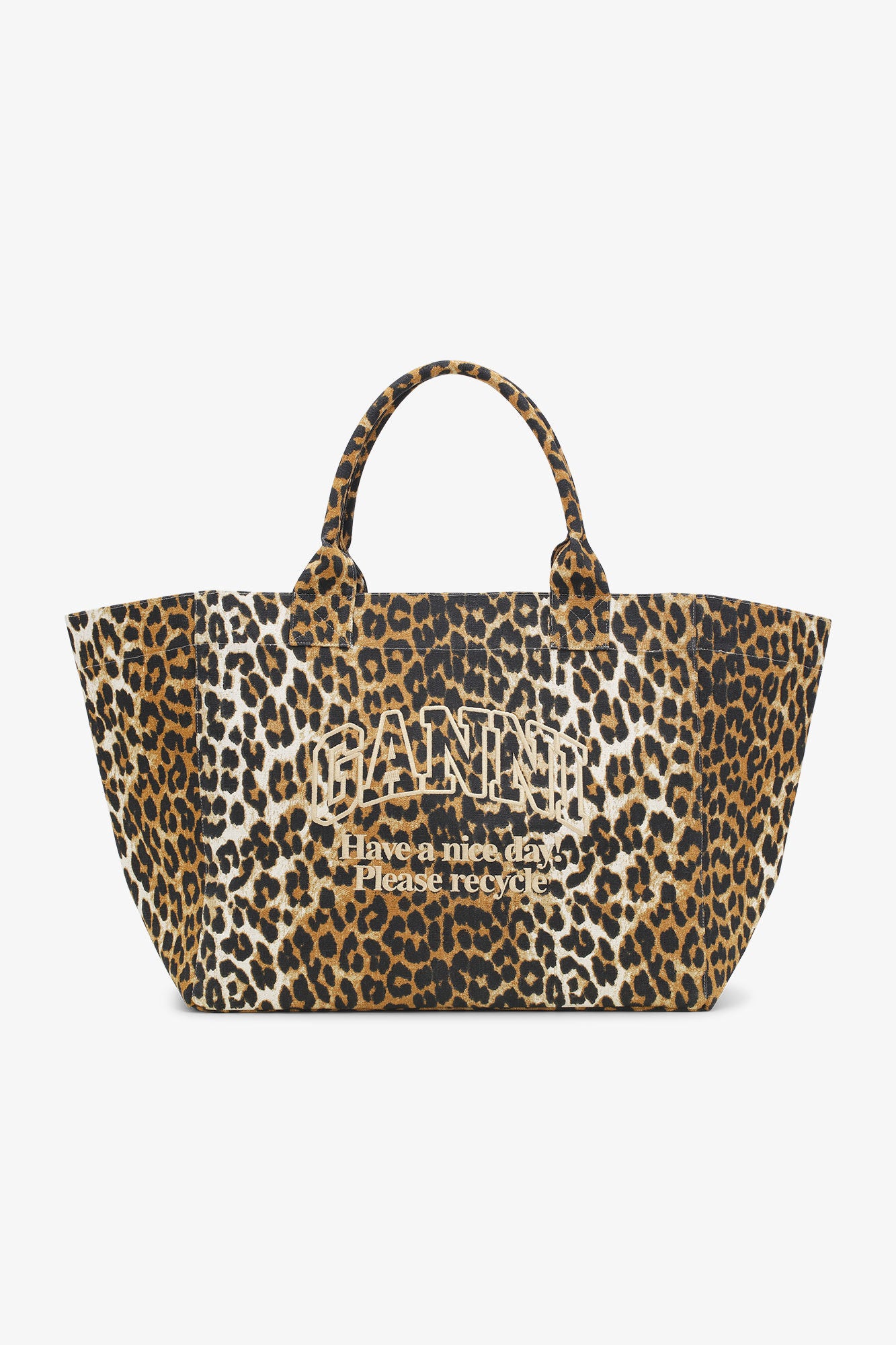 Ganni Shopper Leopard