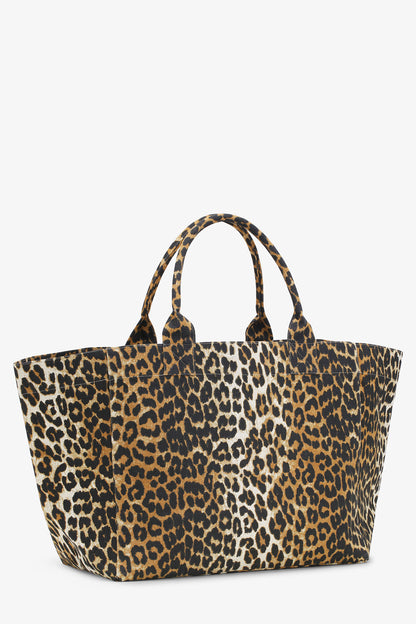 Ganni Shopper Leopard