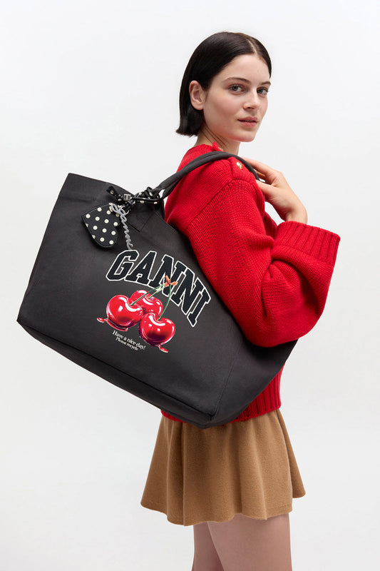 Ganni Cherry Shopper