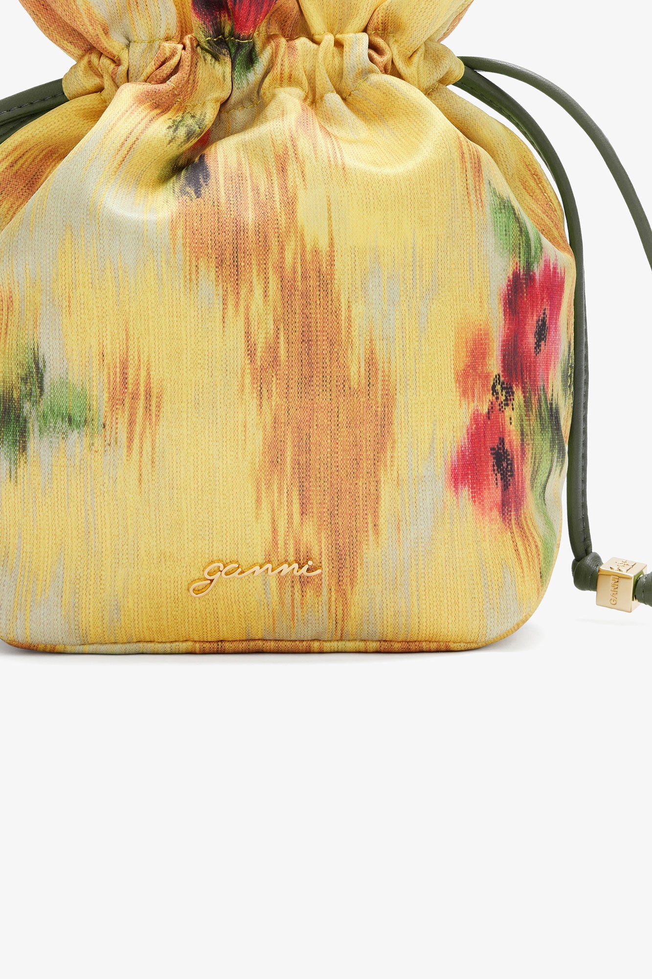 Ganni Pouch printed taffeta aurora