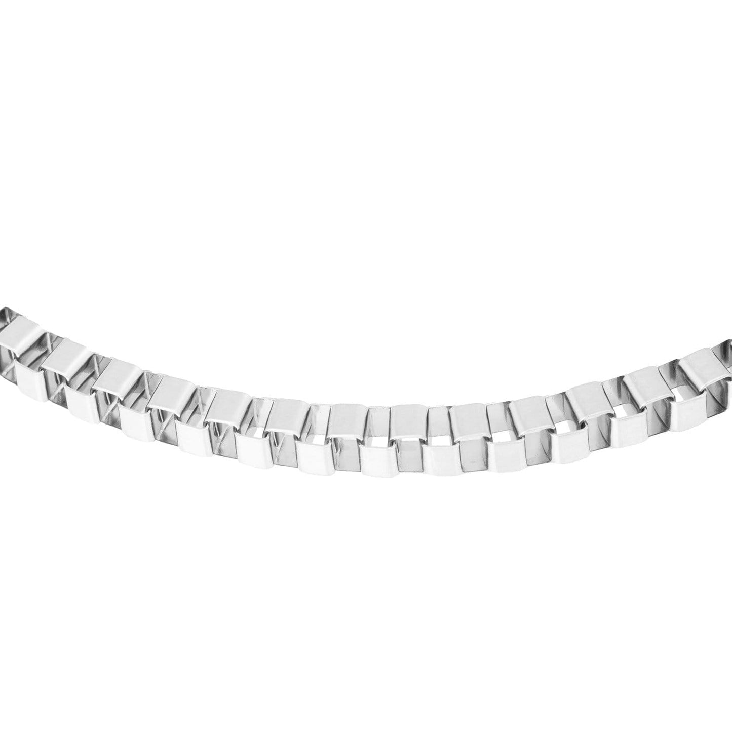 Bandhu Box chain ketting zilver