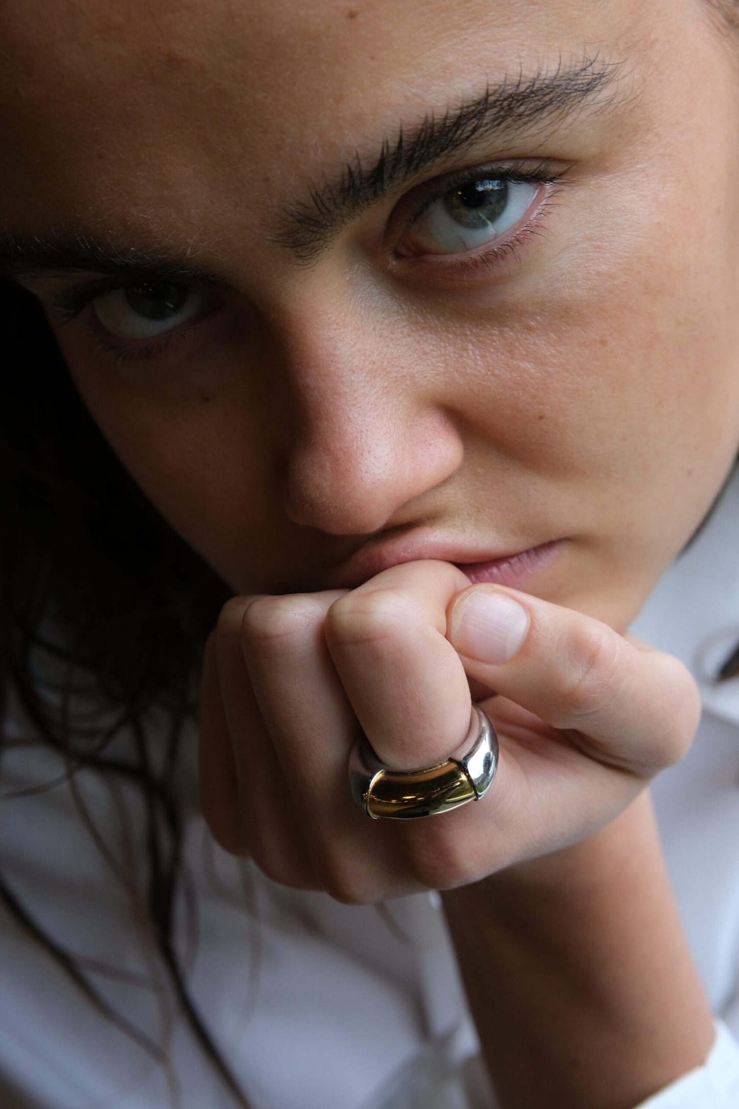 Bandhu Duo linked ring