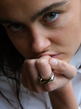 Bandhu Duo linked ring