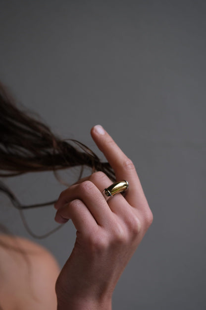 Bandhu Duo linked ring