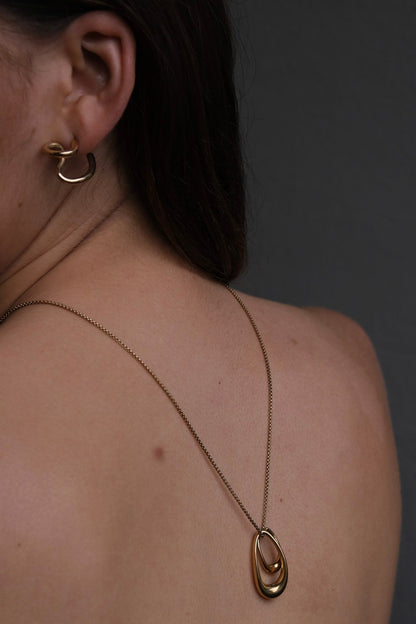 Bandhu Loop ketting goud