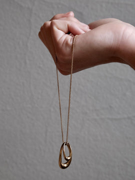 Bandhu Loop ketting goud