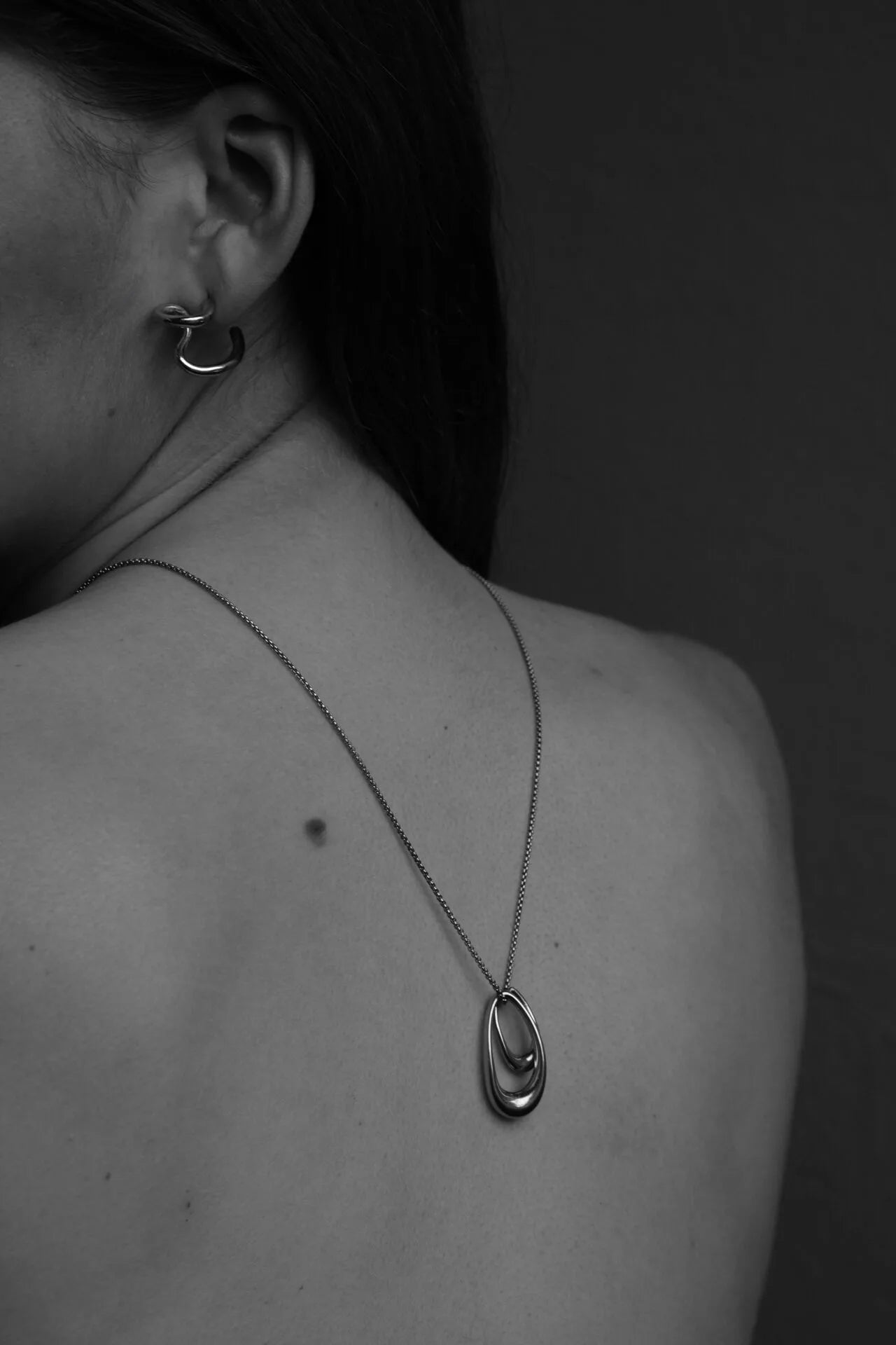 Bandhu Loop ketting zilver