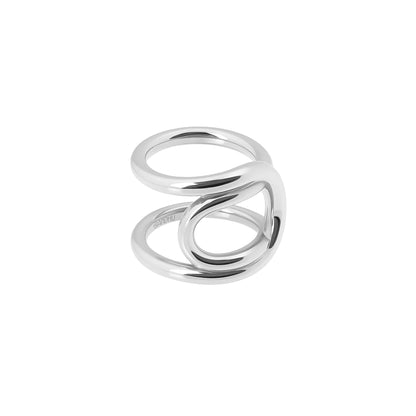 Bandhu Loop ring zilver
