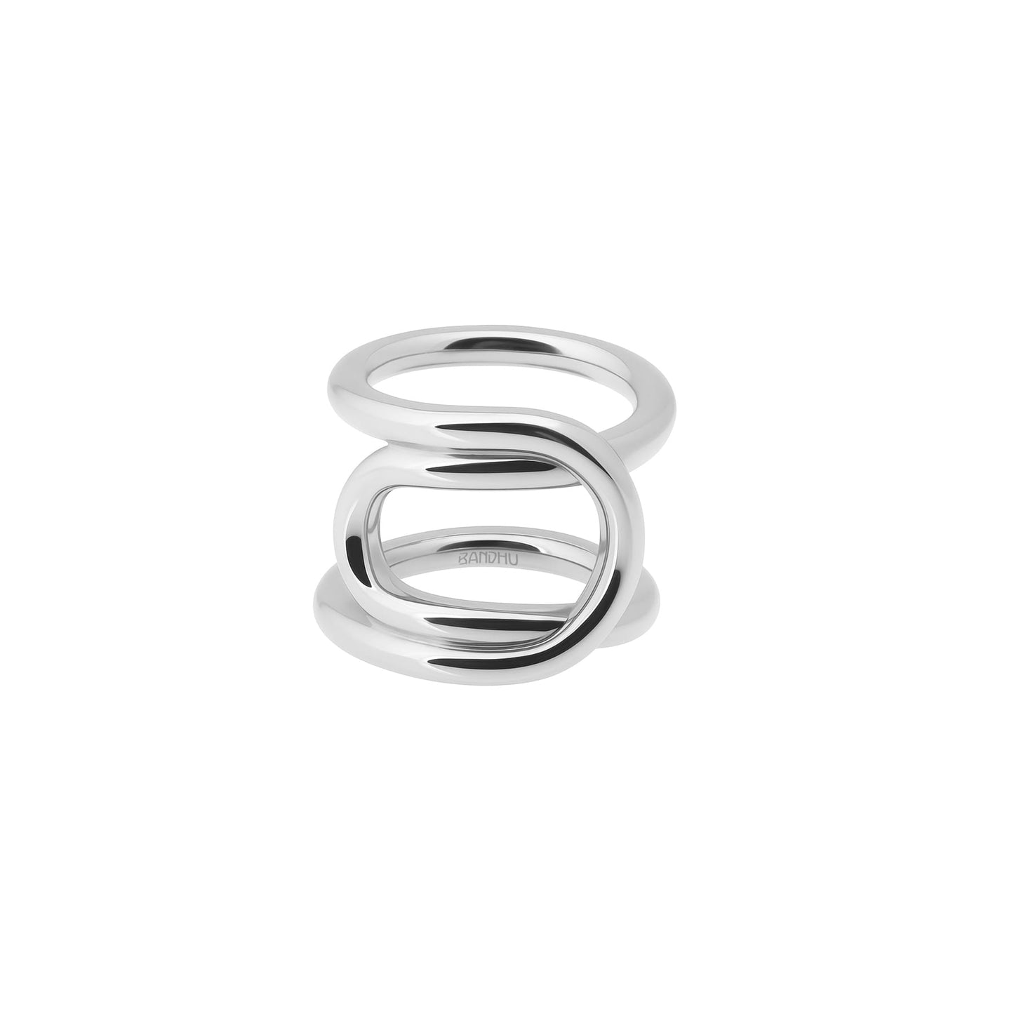Bandhu Loop ring zilver