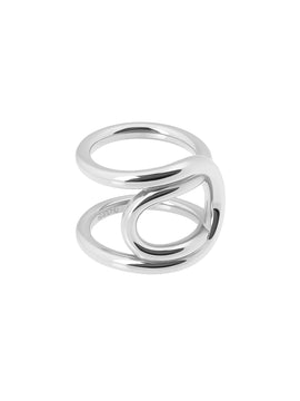 Bandhu Loop ring zilver