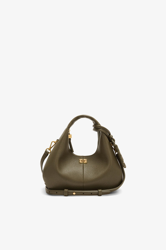 Ganni Hobo Mini Grained tas