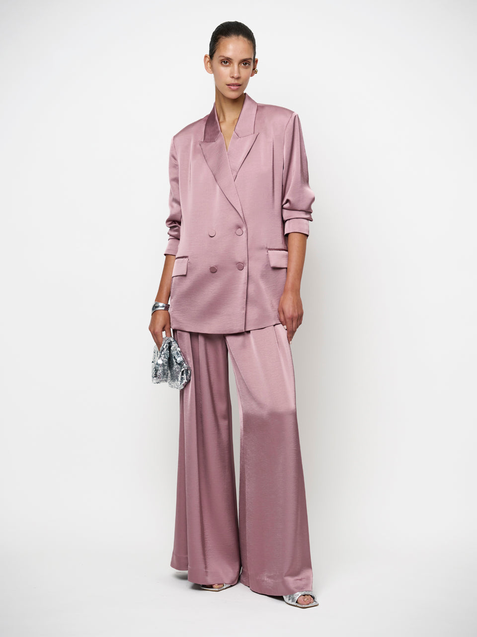 Dante6 Sevigny relaxed satin blazer