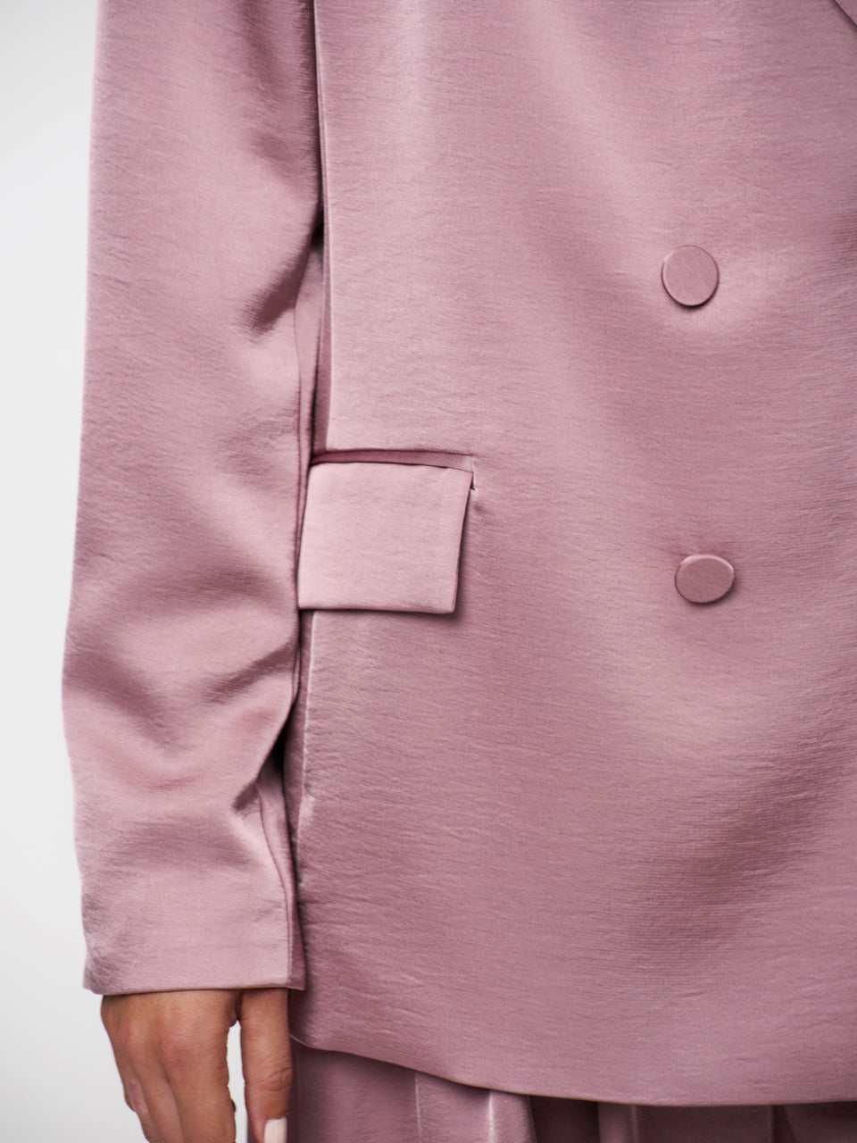 Dante6 Sevigny relaxed satin blazer