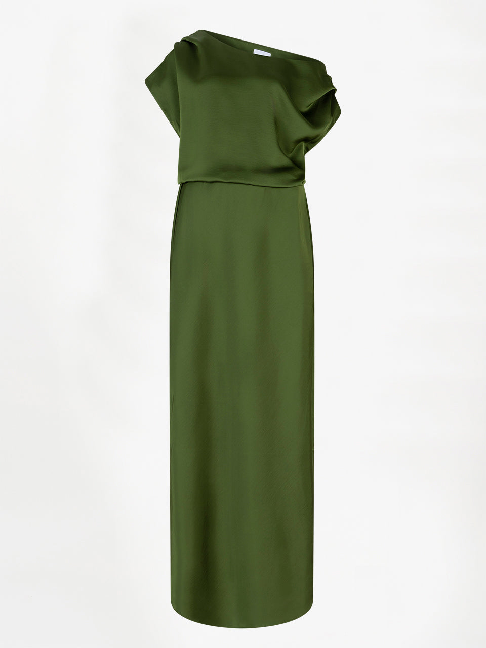 Dante6 Epic off shoulder satin maxi jurk