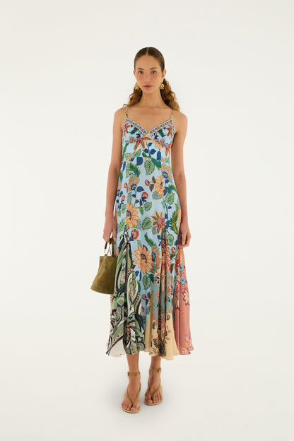 Farm Rio Floral delhi maxi jurk