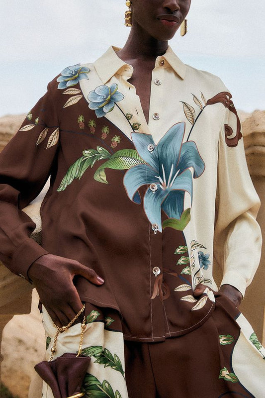 Farm Rio Milena winter white shirt