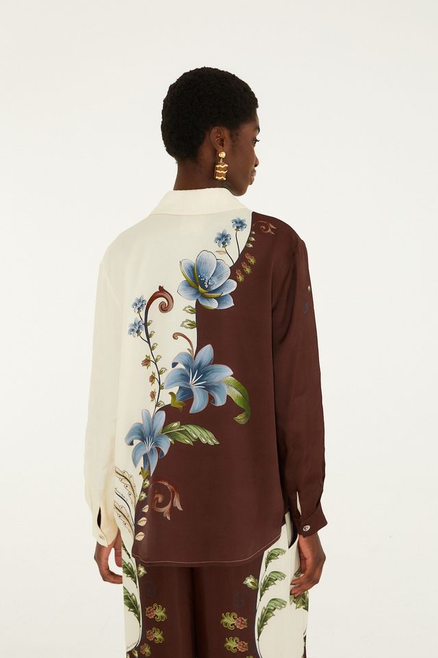 Farm Rio Milena winter white shirt