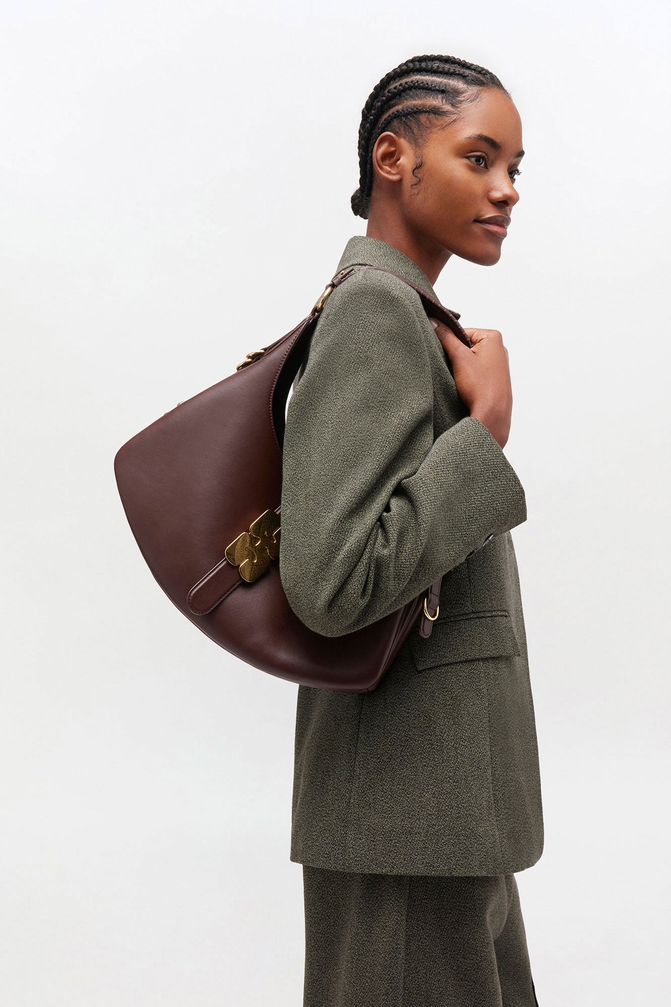 Ganni Kat Small chicory tas