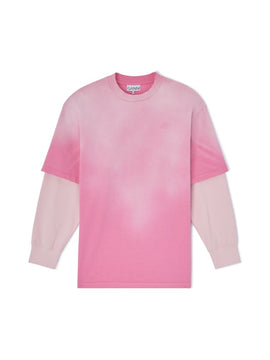 Ganni Heavy cotton jersey washed longsleeve